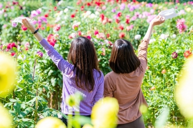 マスク着用義務緩和　新型コロナ