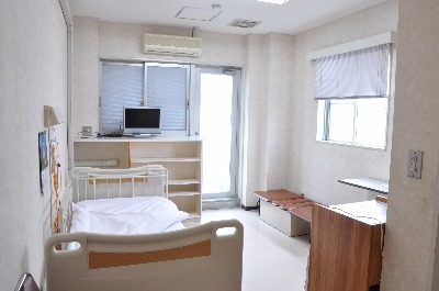 入院、個室、書道教室