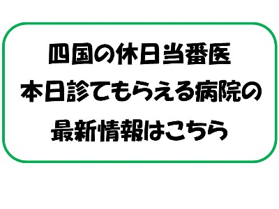 香川県 善通寺 丸亀 休日当番医 内科病