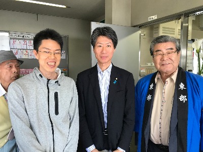 善通寺東部公民館祭り 磯崎仁彦参議院議員